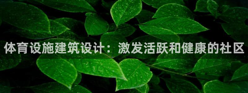意昂体育3平台假的吗是真的吗：体育设施建筑设计：激发