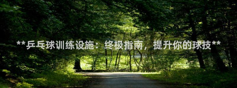 意昂体育3平台注册要钱吗安全吗：**乒乓球训练设施：