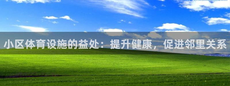 意昂体育3平台APP：小区体育设施的益处：提升健康，