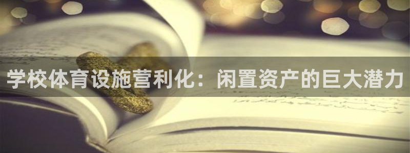 意昂体育3平台APP：学校体育设施营利化：闲置资产的