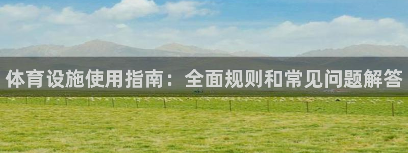 意昂3娱乐平台：体育设施使用指南：全面规则和常见问题
