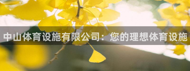 意昂体育3平台APP：中山体育设施有限公司：您的理想
