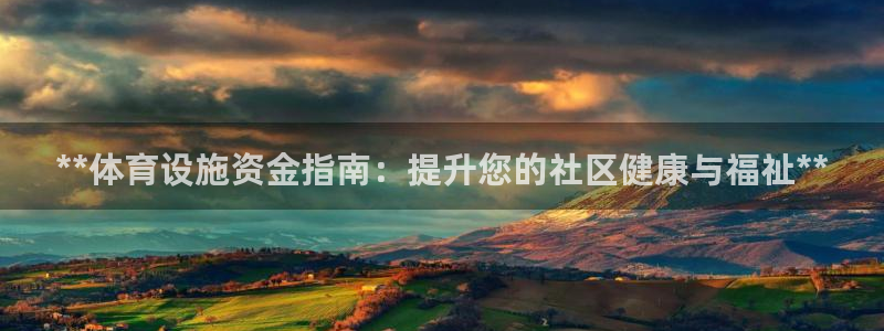 意昂平台体育：**体育设施资金指南：提升您的社区健康
