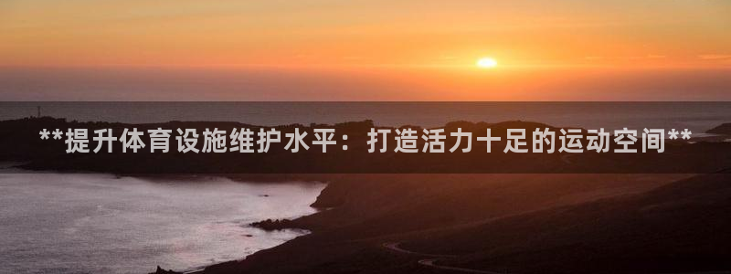 意昂平台体育：**提升体育设施维护水平：打造活力十足