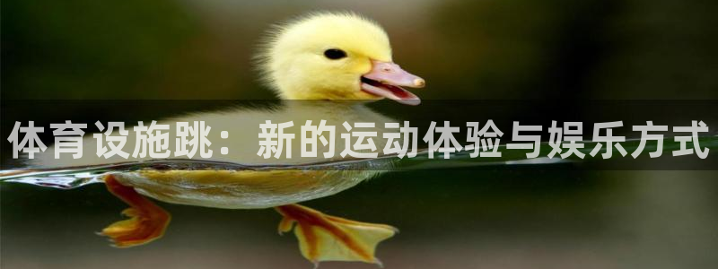 意昂3娱乐网站：体育设施跳：新的运动体验与娱乐方式